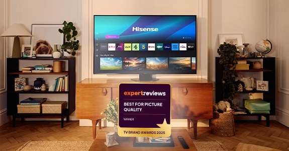 Hisense TV with Expert Reviews Badge Hisense TV with Expert Reviews Badge