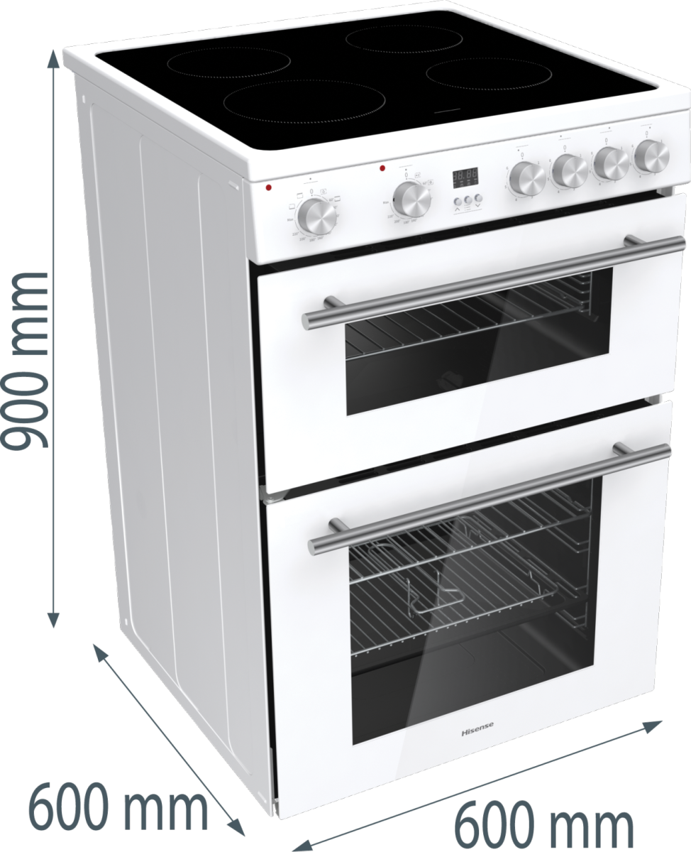COOKER F66GFC3E4L212-CC HDE3211BWUK HSN 8 COOKER F66GFC3E4L212-CC HDE3211BWUK HSN 8