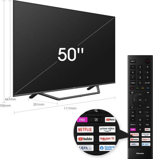 TV SET 50A7GQ HSN