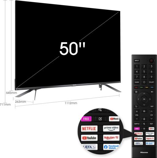 TV SET 50E76GQ HSN