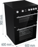 COOKER F60DI3E4P22-CC HDE3211BIBUK HSN 7 COOKER F60DI3E4P22-CC HDE3211BIBUK HSN 7